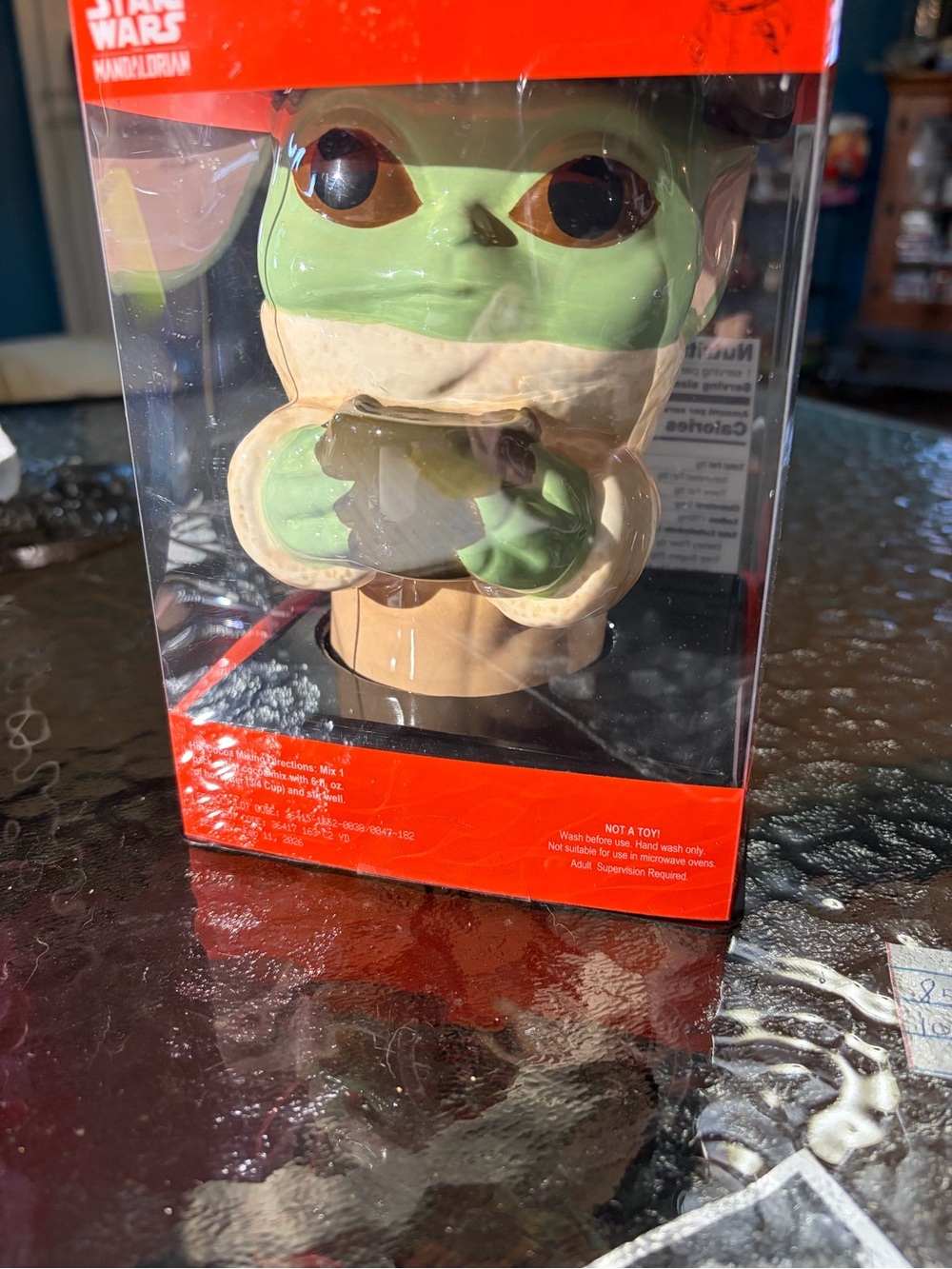 Star Wars Grogu Goblet with Hot Chocolate Cocoa Mix